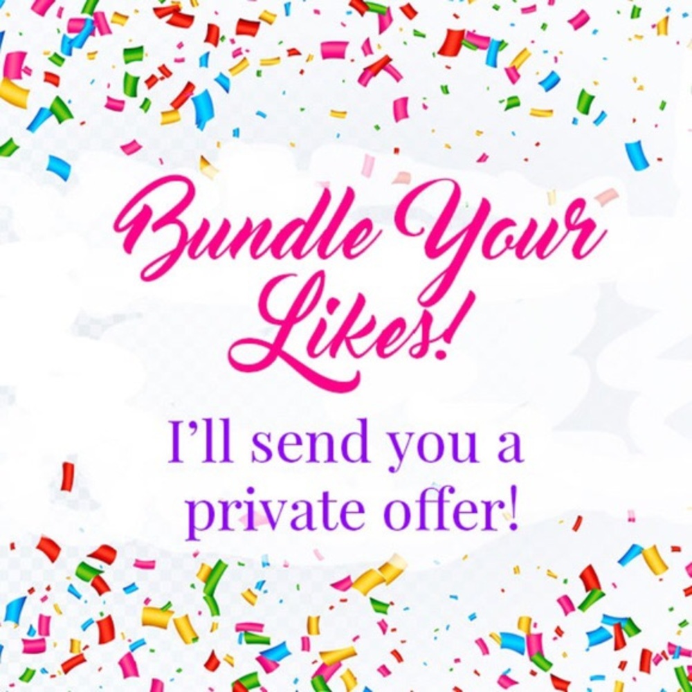 Make an offer ! Receive 15% off when you bundle!😻